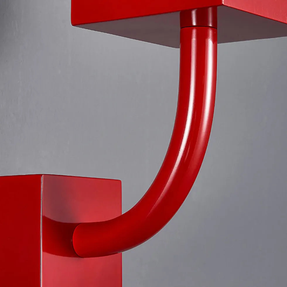 Red Cube Creative Modern Wall Lights