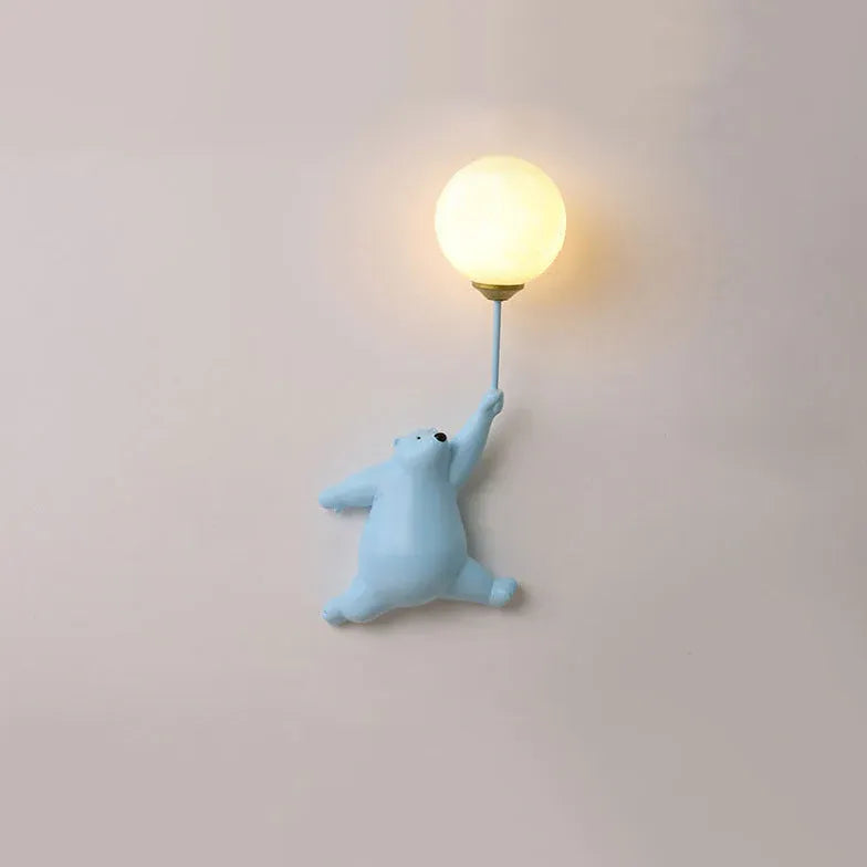 Lamparas para mesa de noche modernas con diseño creativo de osos