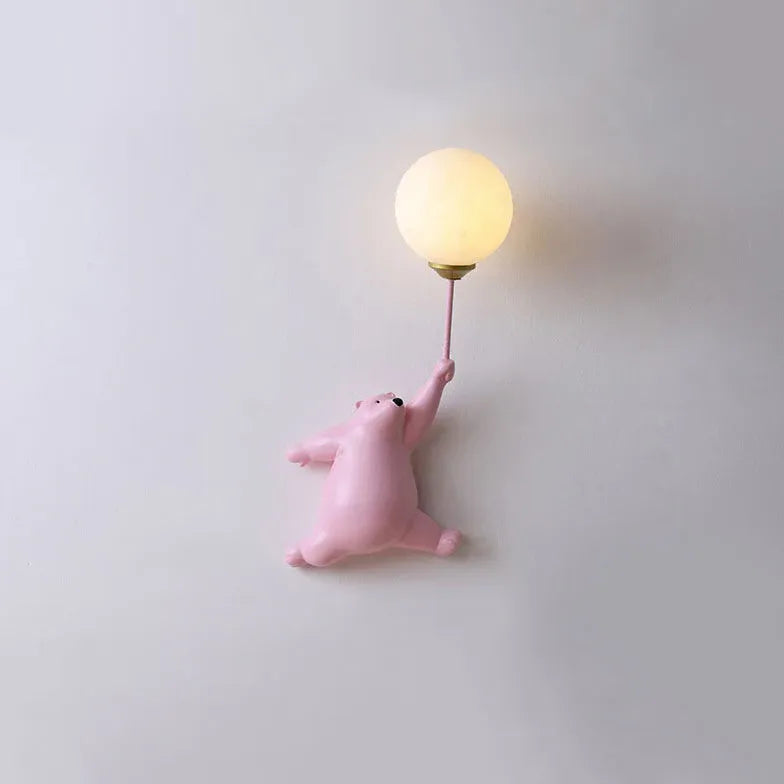 Lamparas para mesa de noche modernas con diseño creativo de osos