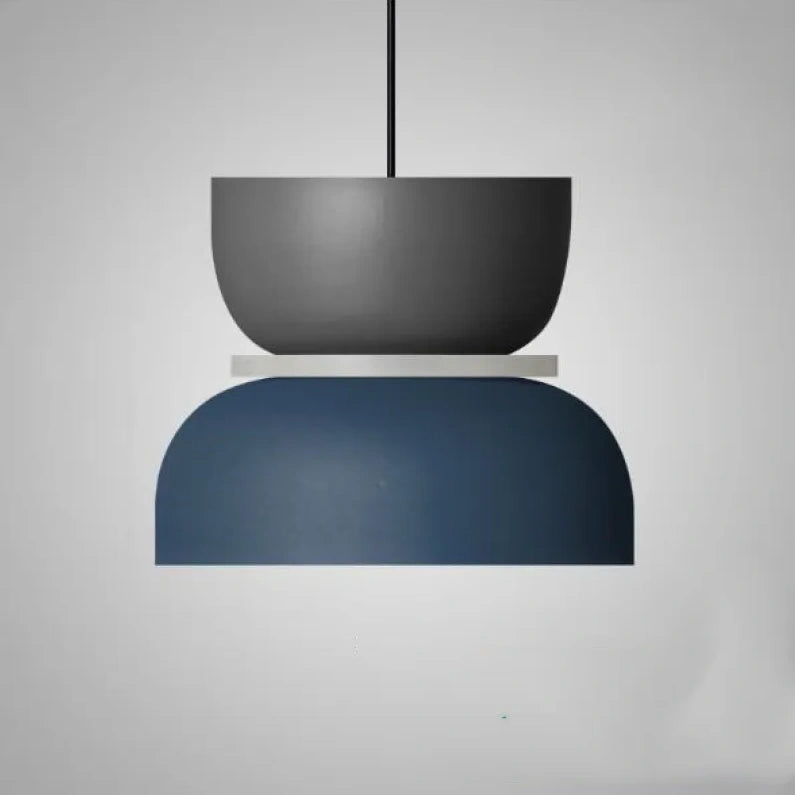 Lámpara Colgante para Comedor Diseño de Doble Tazón Estilo Nórdico
