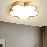 Wooden Star-Shaped Children's Ceiling Light