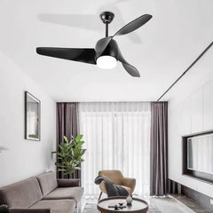Ventilador de techo con luz estilo moderno minimalista