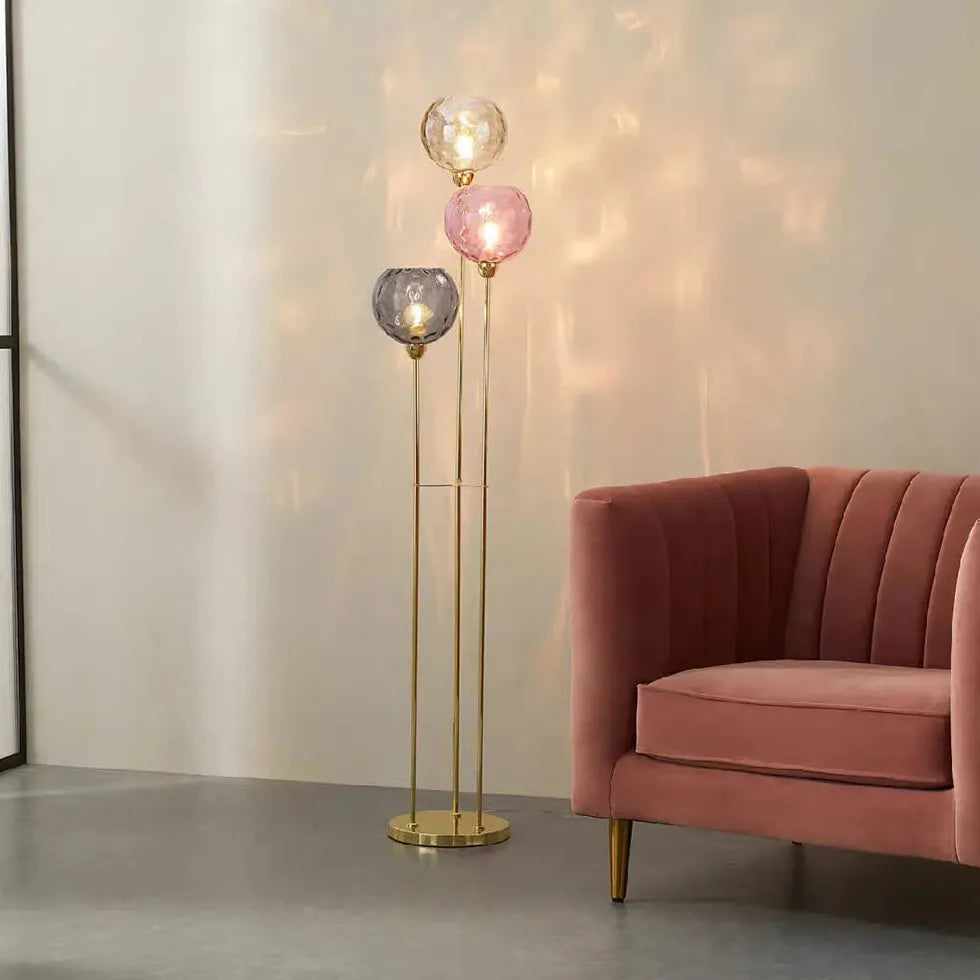 Three Colored Spheres Creative Floor Lamp