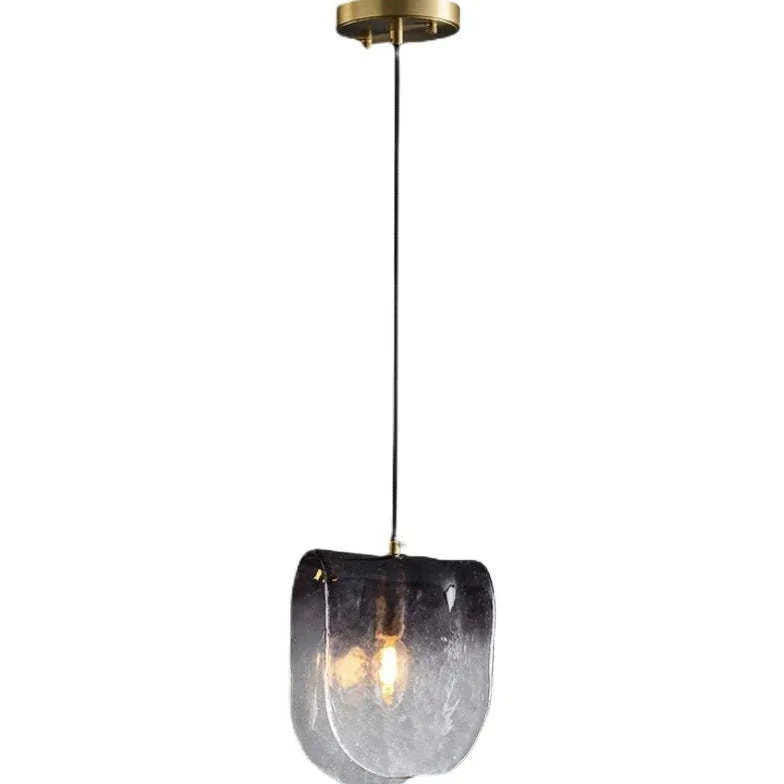 Black Gradient Glass Modern Pendant Light