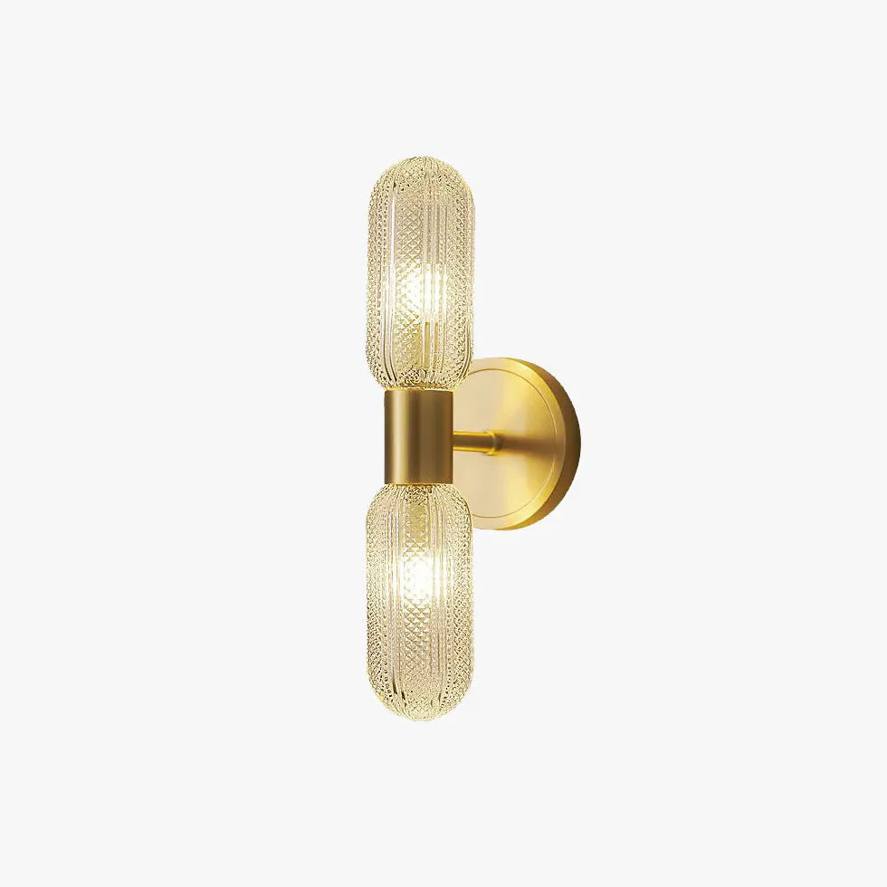 Gold Up and Down Bedroom Wall Lights