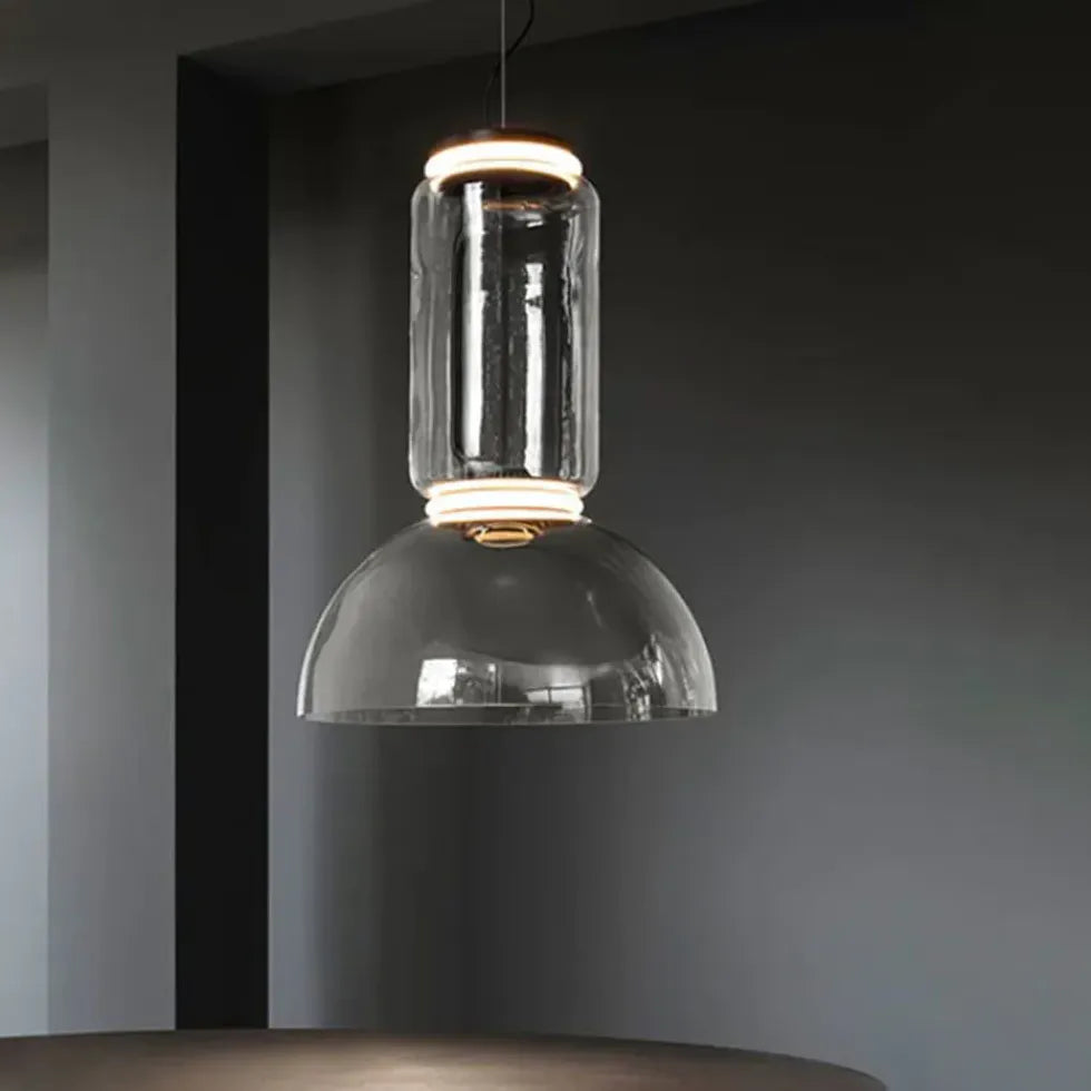 Clear Glass Industrial for Restaurant Pendant Light