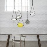 Spherical Modern Transparent Glass Pendant Light