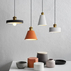 Lámpara de techo colores diseño moderno para comedor