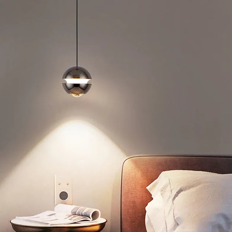 Round Sphere Industrial LED Pendant Light