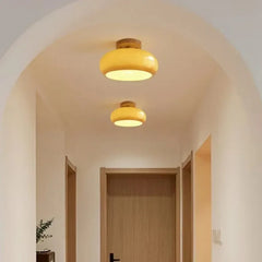 Luz de techo led estilo crema para pasillo