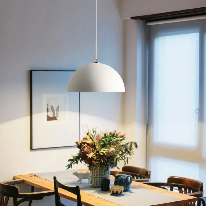 Semicircular Lampshade Dining Room Modern Pendant Light