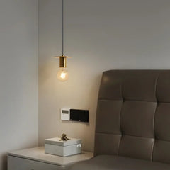 Lampara de techo metal diseño creativo minimalista para dormitorio