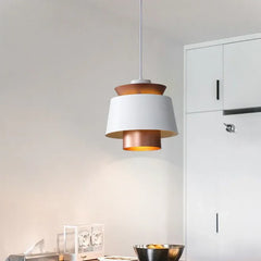Lampara suspendida diseño retro nórdico de hierro para comedor
