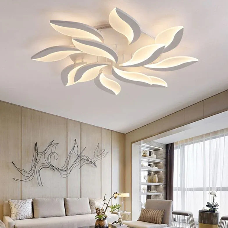 Floral Shape Modern Living Room Pendant Light