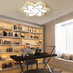 Lámpara para dormitorio diseño floral moderno y cálido