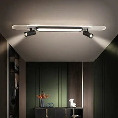 Focos de cocina con luz LED negra y diseño moderno