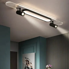 Focos de cocina con luz LED negra y diseño moderno