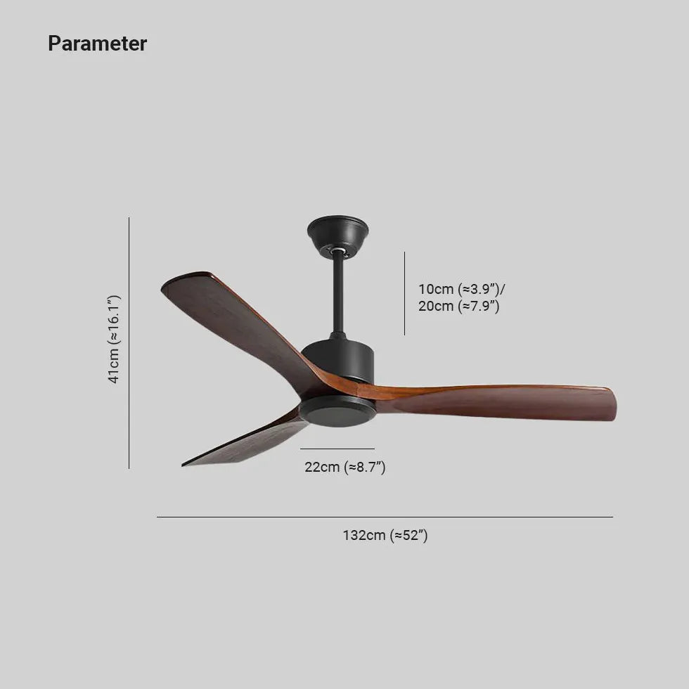 Lampara de madera techo para salón con ventilador