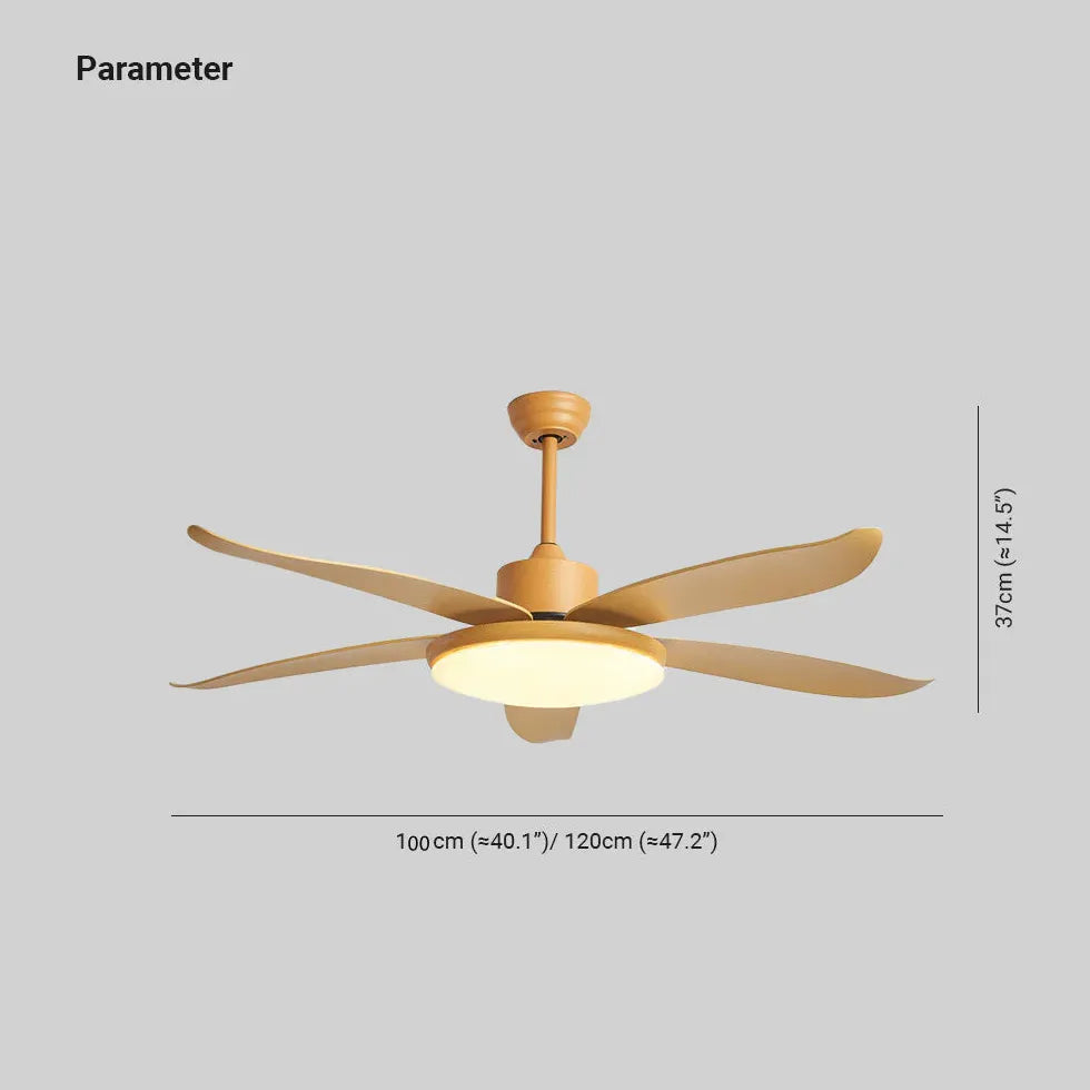 Ventilador de techo regulable de 6 aspas para comedor 