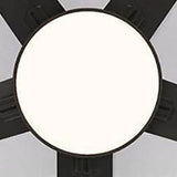 Ventiladores con luz led de techo para hogar de hierro