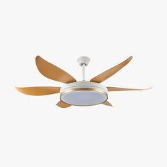 Ventilador de techo grande con luz estilo nórdico para comedor