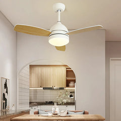 Ventilador con luz regulable para cocina moderna