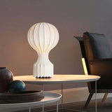 White Rounded Balloon-Shaped Minimalist Table Lamp