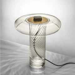 Lamparas para mesa de luz modernas con diseño de vidrio