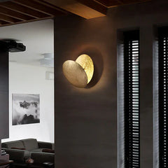 Apliques de pared led dormitorio diseño creativo lunar