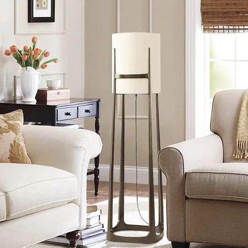 Rectangular Slim Stand Floor Lamp