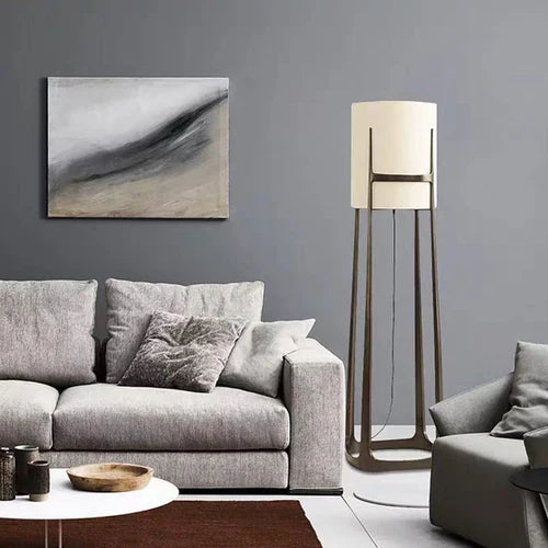 Rectangular Slim Stand Floor Lamp