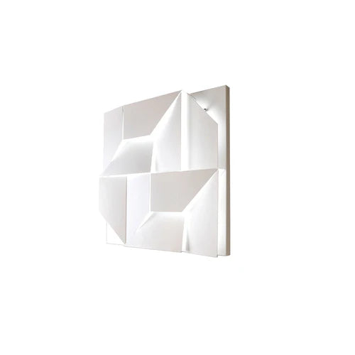 Geometric Panel White Led Modern Wall Lights