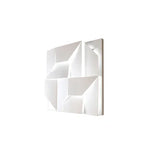 Aplique led pared interior diseño geométrico blanco moderno