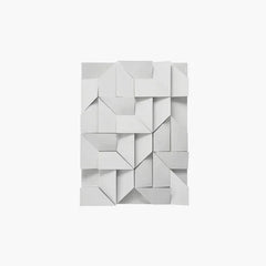 Aplique led pared interior diseño geométrico blanco moderno