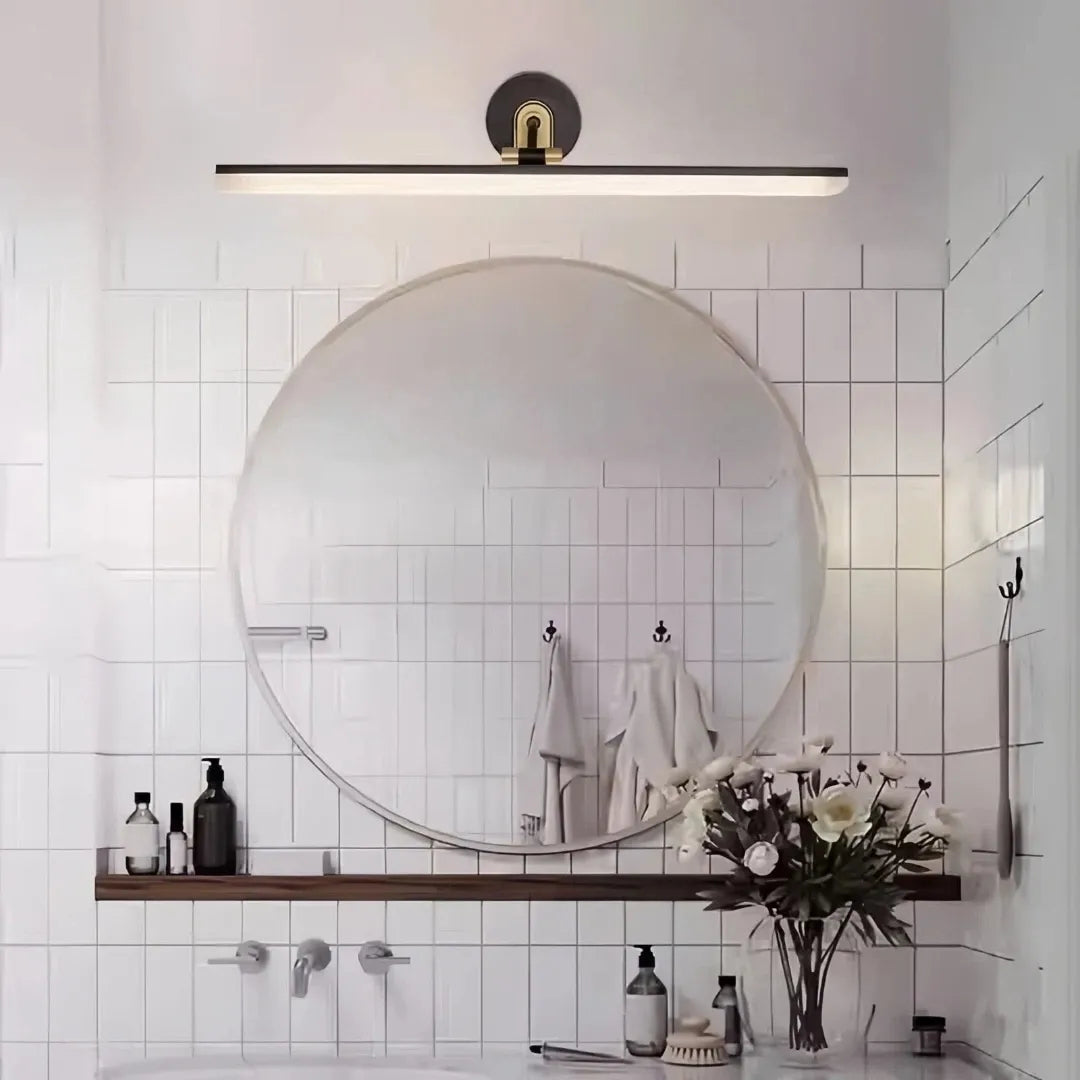 Aplique para espejo de baño LED orientable moderno IP44