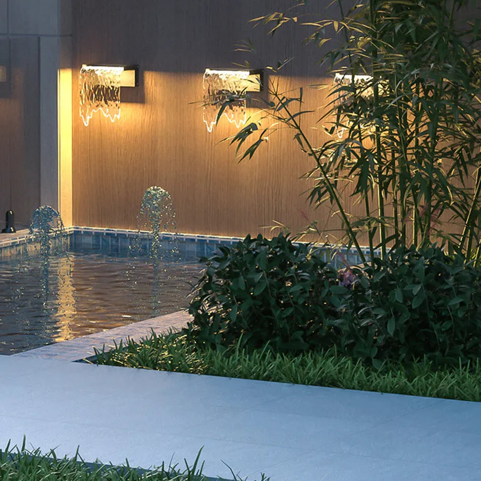 Waterfall LED Outdoor Wall Lights