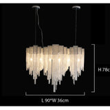 Waterfall Design Luxury Lobby Pendant Light