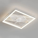 Plafon blanco redondo ventilador moderno para dormitorio