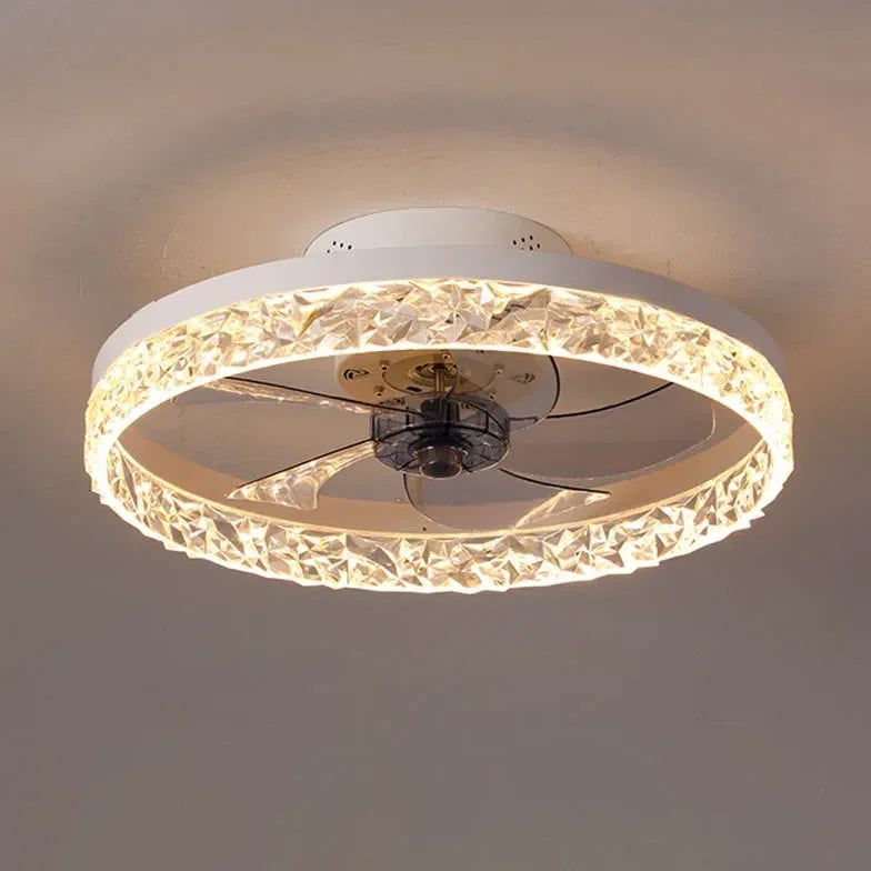 Ventilador de techo con iluminación estilo ligero moderno