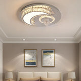 Round Ceiling Fan for Bedroom Pendant Light