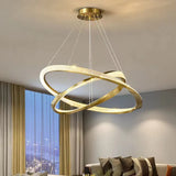 Crossed Ring Minimalist Modern Pendant Light