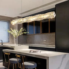 Lámparas de techo modernas de cristal lujo comedor