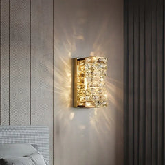 Apliques de pared cristal estilo moderno y ligero