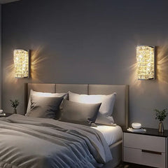 Apliques de pared cristal estilo moderno y ligero