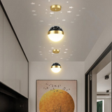 Lámpara Globo Colgante LED con Proyección de Cielo Estrellado para Dormitorio