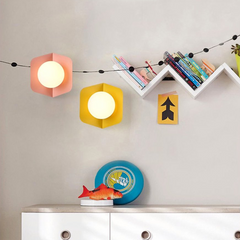 Aplique de Pared Esfera Nórdico para Salón