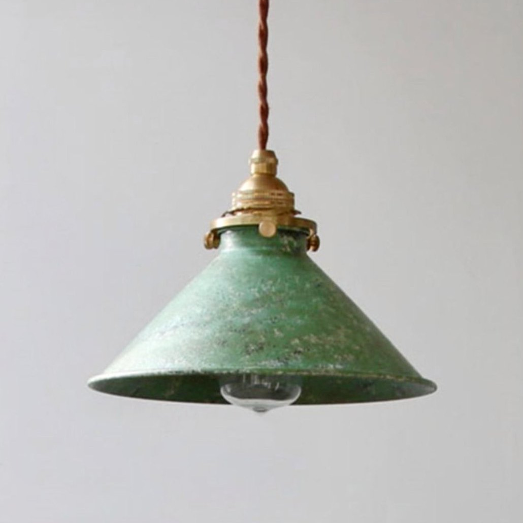 Lámpara Colgante Industrial Vintage de Hierro Regulable en Altura para Comedor