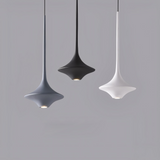 Lámpara Colgante LED de Estilo Nórdico Minimalista con Altura Regulable para Mesita de Noche