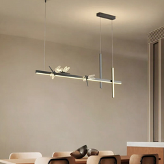 Lámpara colgante moderna libélula LED para isla de cocina