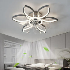 Ventilador de techo DC con luz moderno LED
